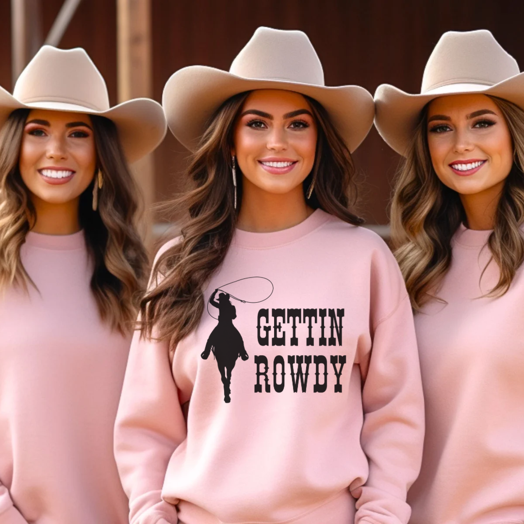 Gettin Hitched/Gettin Rowdy Bachelorette Shirts