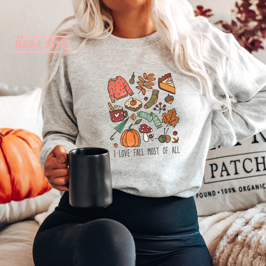 I love fall most of all